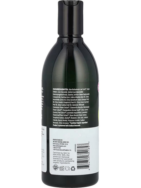 Avalon Organics, Refreshing Lemon Bath & Shower Gel, 12 fl oz