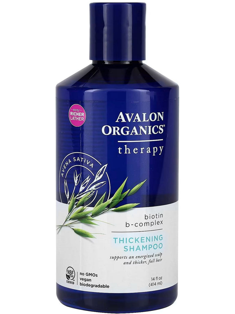 Avalon Organics, Thickening Biotin B-Complex Shampoo, 14 fl oz