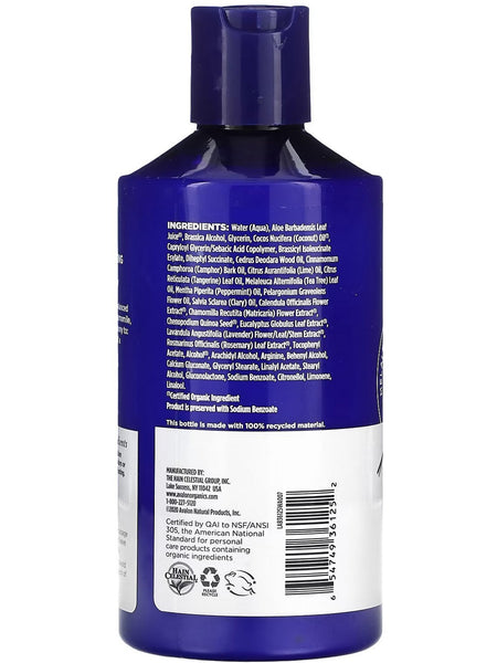 Avalon Organics, Scalp Normalizing Tea Tree Mint Conditioner, 14 fl oz