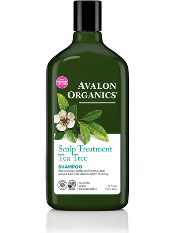 Avalon Organics, Scalp Treatment Tea Tree Shampoo, 11 fl oz