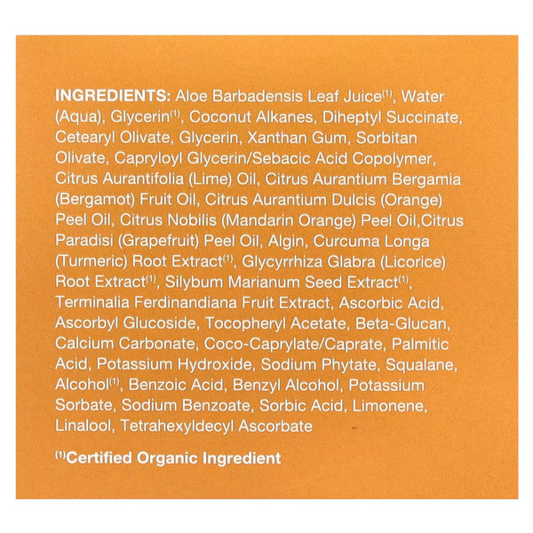 Avalon Organics, Vitamin C Gel Cream Moisturizer, 1.7 fl oz