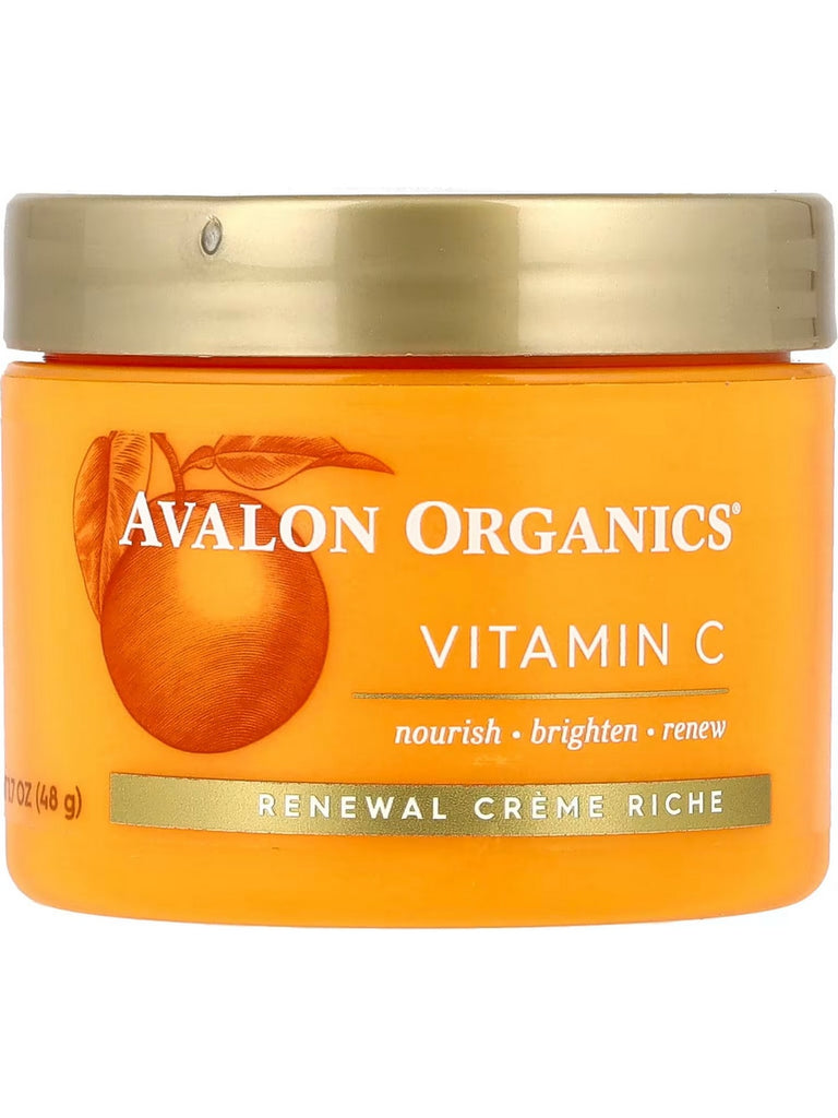 Avalon Organics, Vitamin C Renewal Creme Riche, 1.7 fl oz