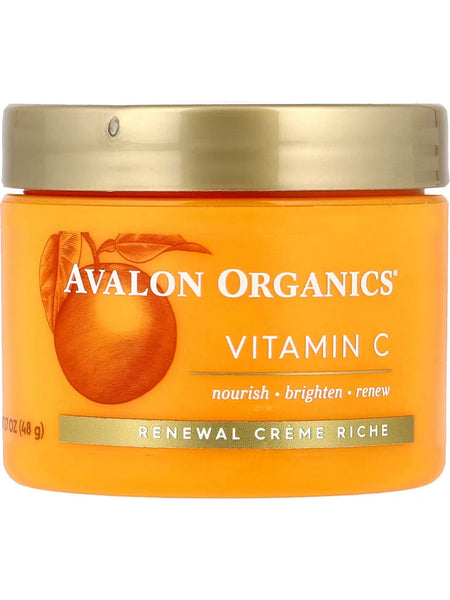 Avalon Organics, Vitamin C Renewal Creme Riche, 1.7 fl oz