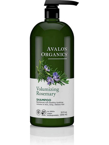 Avalon Organics, Volumizing Rosemary Shampoo, 32 fl oz