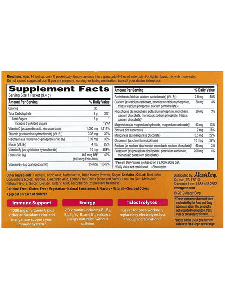 Emergen-C, Vitamin C, 1,000 mg, Pink Lemonade, 30 Packets