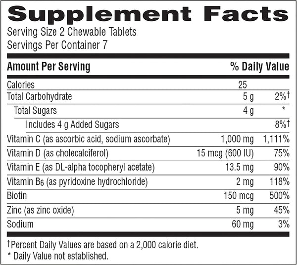 Emergen-C, Immune Plus with Vitamin D, 15 mcg, Orange Blast, 14 Chewable Tablets