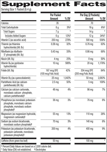 Emergen-C, Energy +, Blueberry-Acai, 18 Packets