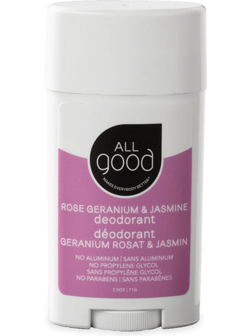 All Good, Rose Geranium & Jasmine, 2.5 oz