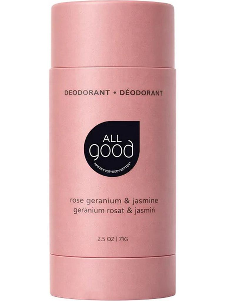 All Good, Rose Geranium & Jasmine, 2.5 oz