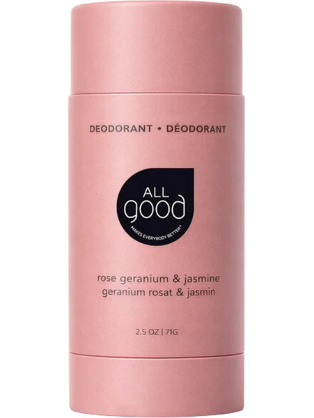 All Good, Rose Geranium & Jasmine, 2.5 oz