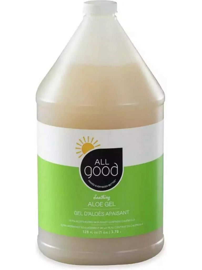 All Good, Soothing Aloe Gel, 1 Gallon, 128 oz