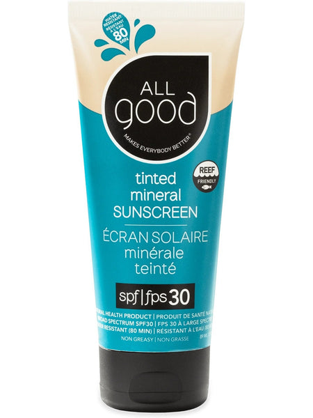 All Good, Tinted Mineral Sunscreen SPF30, 3 oz