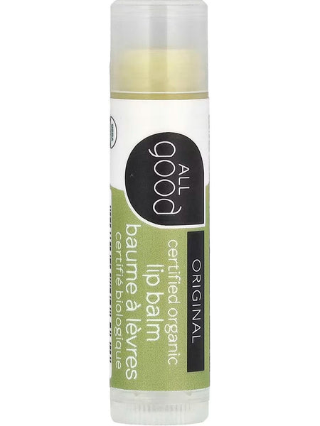 All Good, Certified Organic Lip Balm, Original, 4.25g