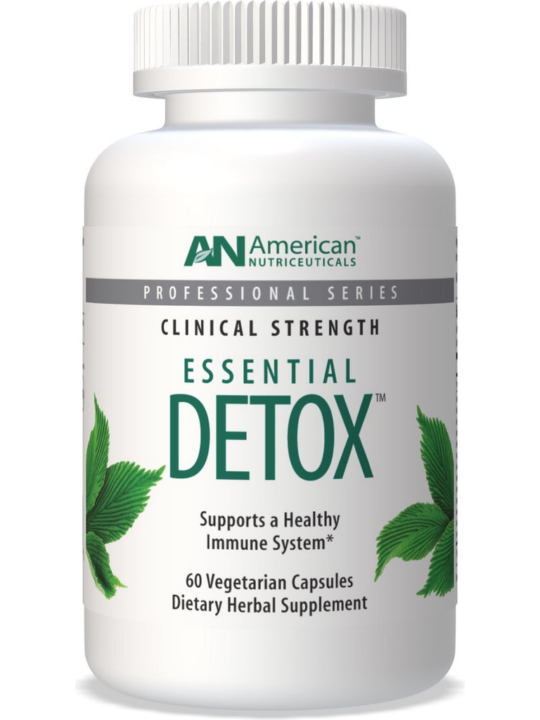 American Nutriceuticals, Essential Detox, 60 Vegetarian Capsules