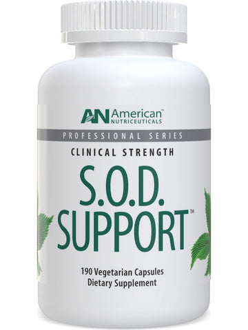 American Nutriceuticals, S.O.D. Support, 190 Vegetarian Capsules
