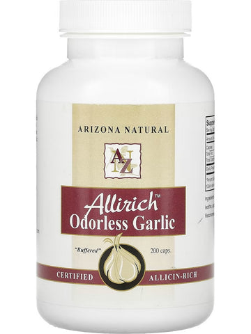 Arizona Natural, Allirich Odorless Garlic, 200 Caps