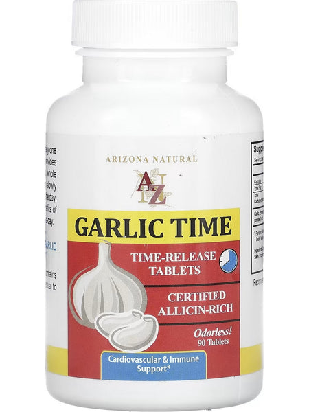 Arizona Natural, Garlic Time, 90 Tablets