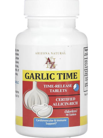 Arizona Natural, Garlic Time, 90 Tablets