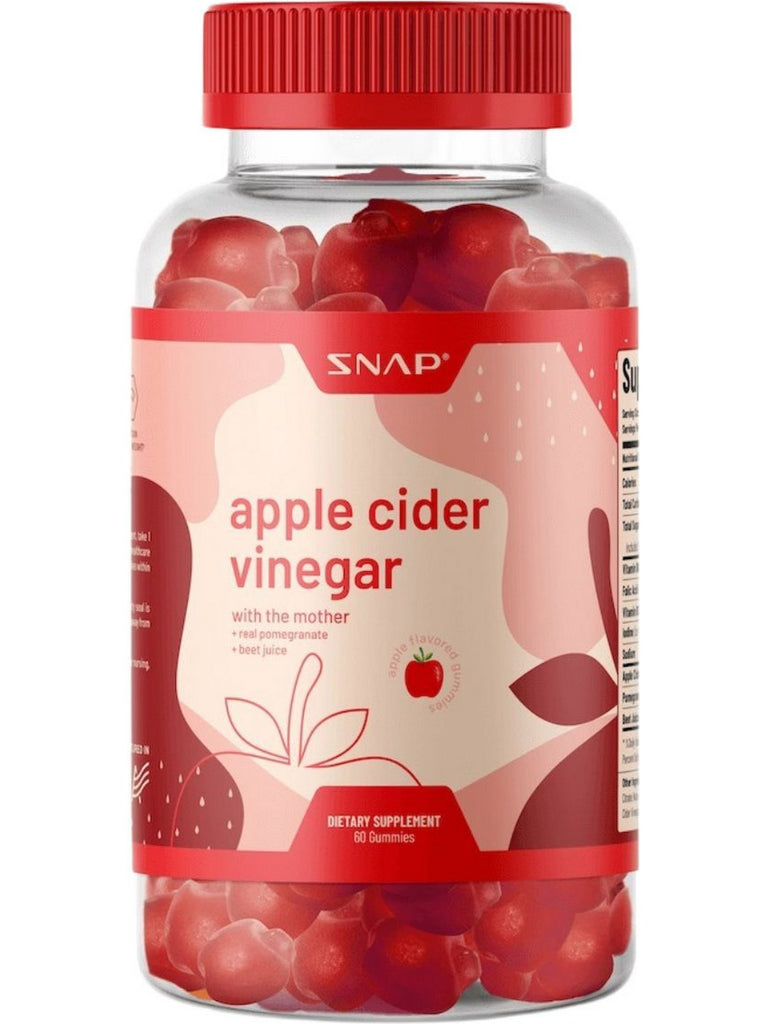 Snap Supplements, Apple Cider Vinegar with the Mother, 60 Gummies