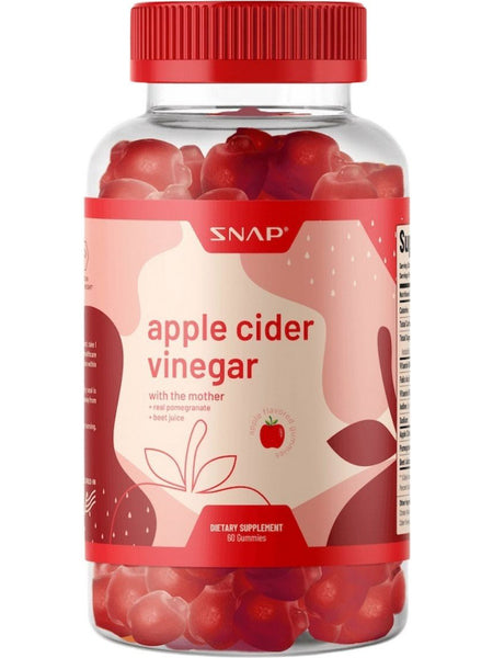 Snap Supplements, Apple Cider Vinegar with the Mother, 60 Gummies