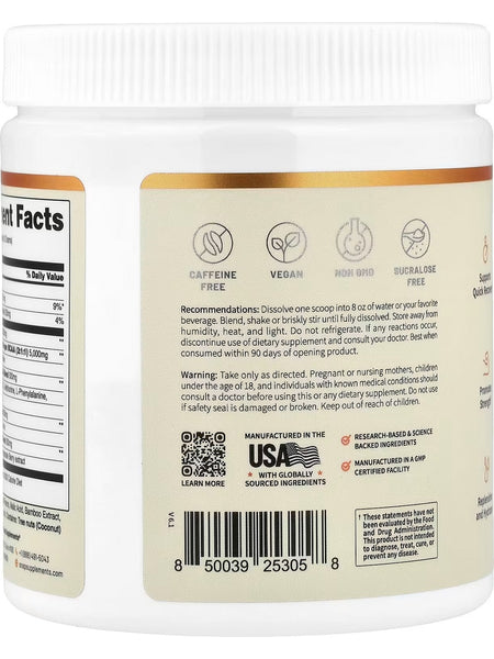 Snap Supplements, BCAAs, Peach Mango, 9.77 oz