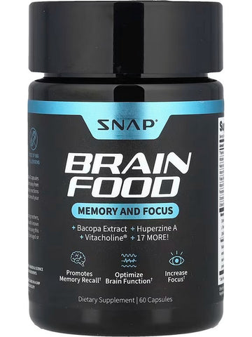 Snap Supplements, Brain Food, 60 Capsules