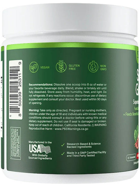 Snap Supplements, Super Greens, Mixed Berry, 8.15 oz