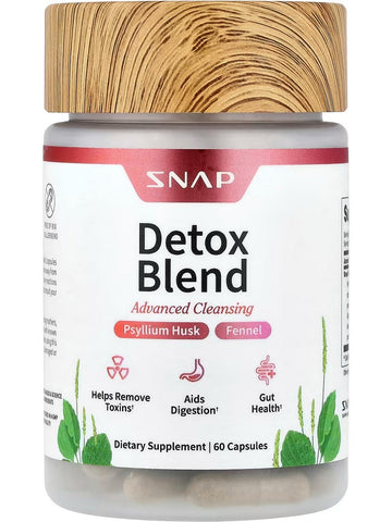 Snap Supplements, Detox Blend, Advanced Cleansing, 60 Capsules