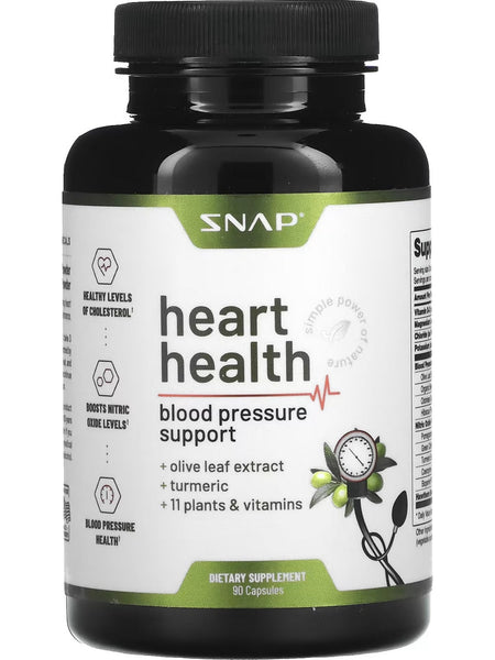 Snap Supplements, Heart Health, 90 Capsules