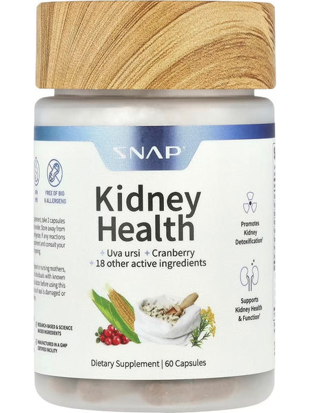 Snap Supplements, Kidney Health, 60 Capsules