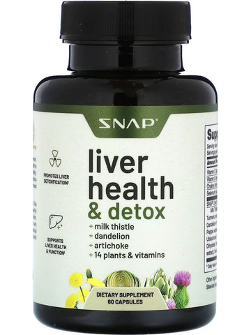 Snap Supplements, Liver Health and Detox, 60 Capsules