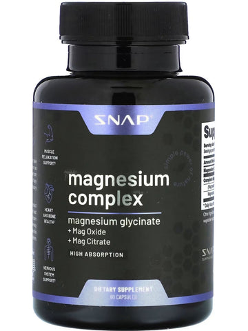 Snap Supplements, Magnesium Complex, 60 Capsules