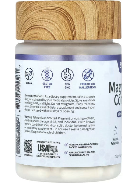 Snap Supplements, Magnesium Complex, 60 Capsules