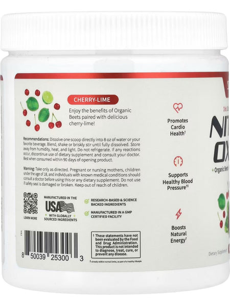 Snap Supplements, Nitric Oxide, Cherry-Lime, 8.8 oz