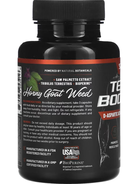 Snap Supplements, Testo Booster, 60 Capsules