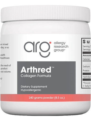 Allergy Research Group, Arthred Collagen Formula Powder, 900 grams (31.7 oz)