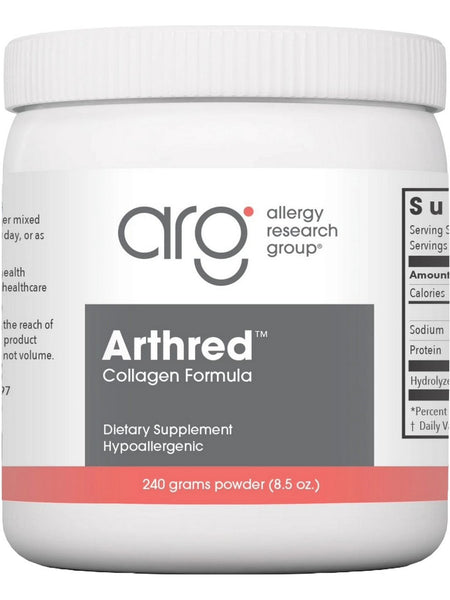 Allergy Research Group, Arthred Collagen Formula Powder, 900 grams (31.7 oz)