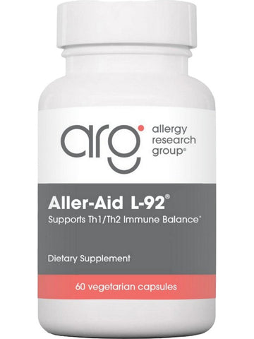 Allergy Research Group, Aller-Aid L-92, 60 Vegetarian Capsules