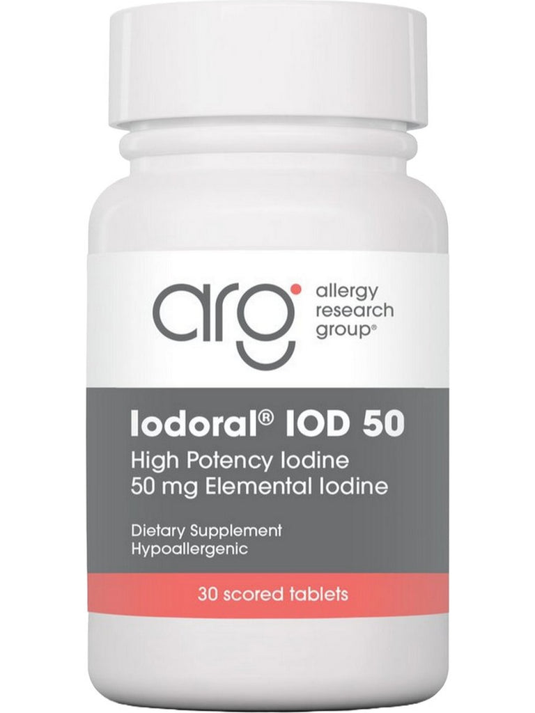 Allergy Research Group, Iodoral IOD 50, 30 Scored Tablets