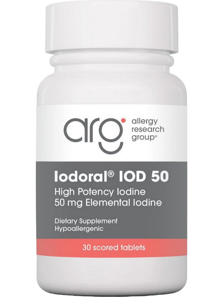 Allergy Research Group, Iodoral IOD 50, 30 Scored Tablets