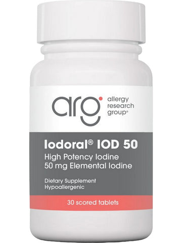 Allergy Research Group, Iodoral IOD 50, 90 Scored Tablets