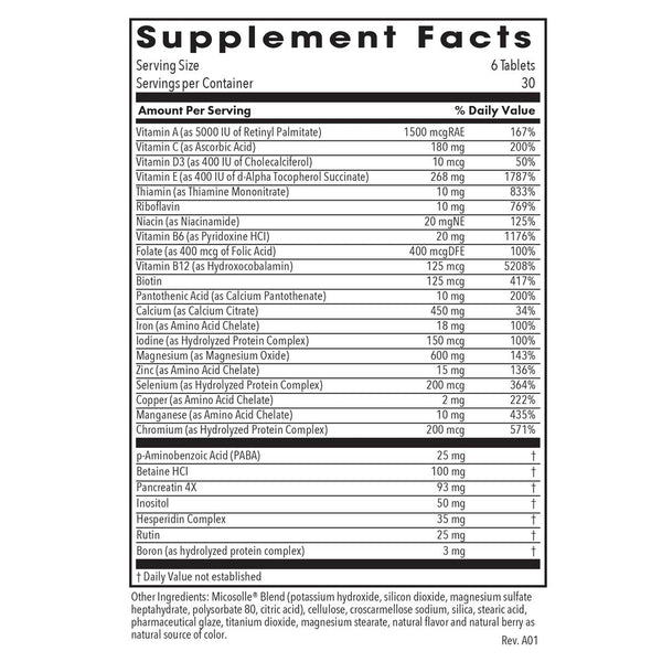 Allergy Research Group, Gynovite, 180 Tablets