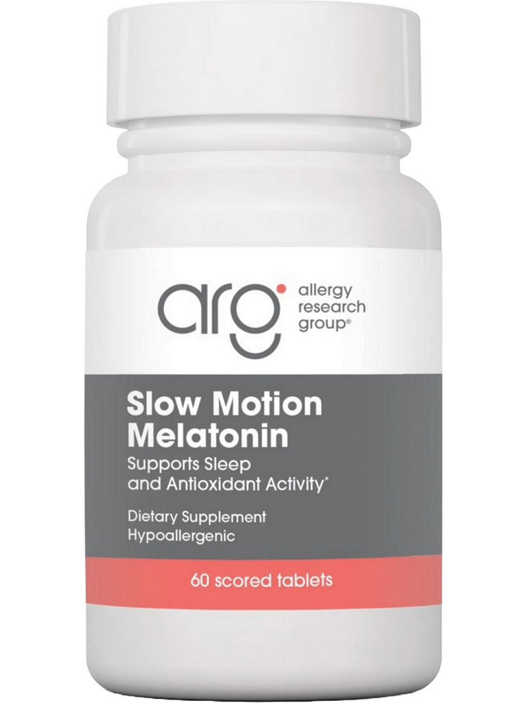 Allergy Research Group, Slow Motion Melatonin, 60 Scored Tablets