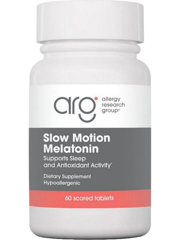 Allergy Research Group, Slow Motion Melatonin, 60 Scored Tablets