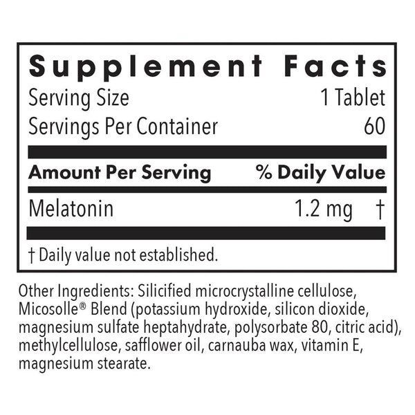 Allergy Research Group, Slow Motion Melatonin, 60 Scored Tablets