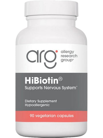 Allergy Research Group, HiBiotin 100 mg, 90 Vegetarian Capsules