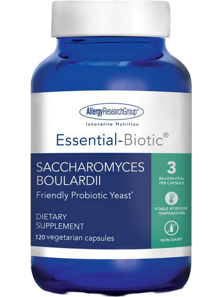 Allergy Research Group, Essential-Biotic Saccharomyces Boulardii, 120 Vegetarian Capsules