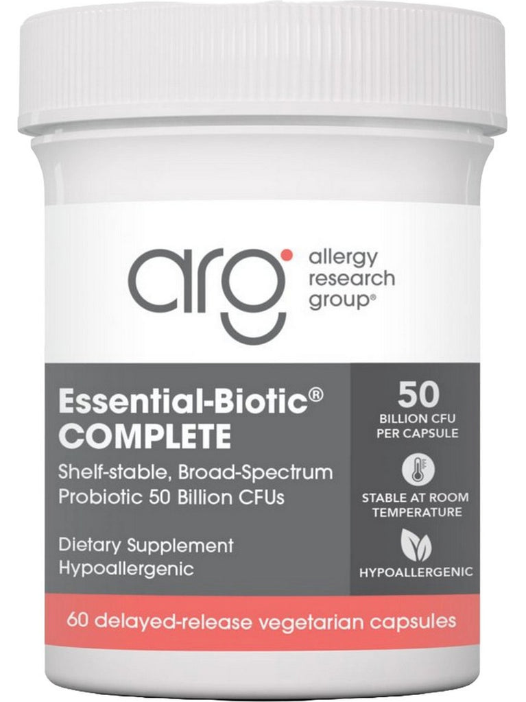 Allergy Research Group, Essential-Biotic Complete, 60 Delayed-Release Vegetarian Capsules