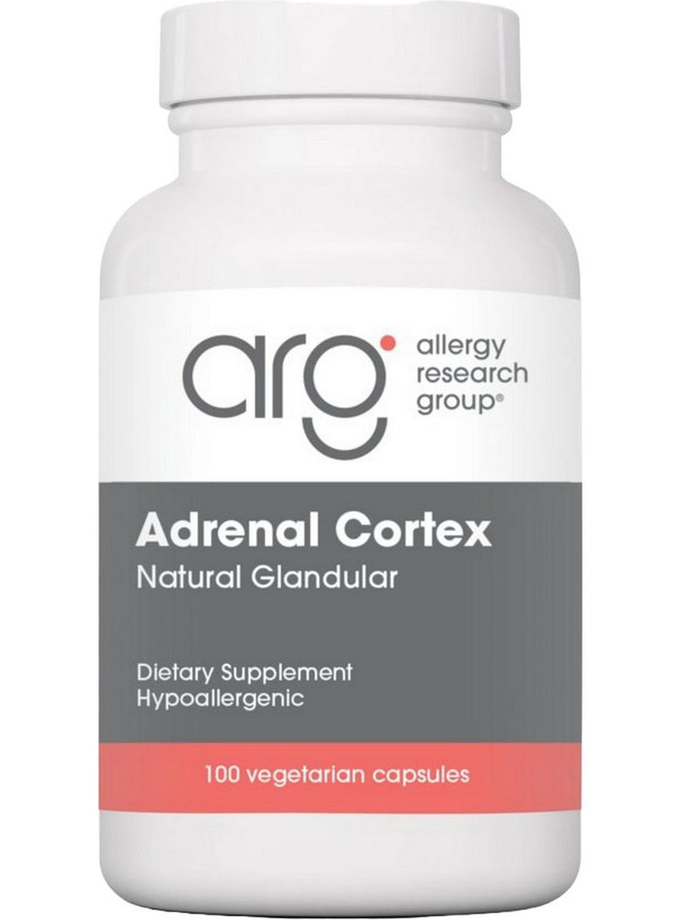 Allergy Research Group, Adrenal Cortex, Natural Glandular, 100 Vegetarian Capsules