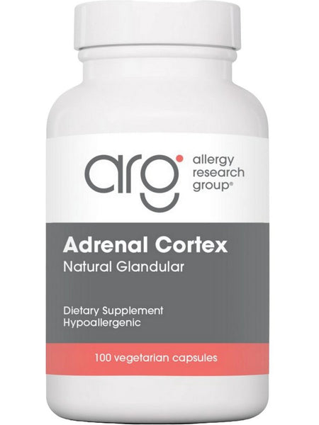 Allergy Research Group, Adrenal Cortex, Natural Glandular, 100 Vegetarian Capsules